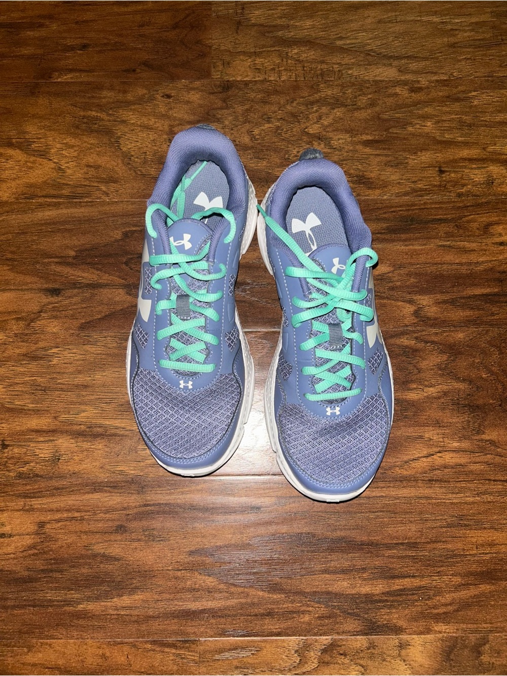Under Armour Women's Athletic Shoes - Lavender with Mint Laces